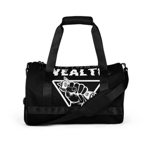 Black On Black Wealth  gym bag