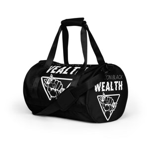Black On Black Wealth  gym bag