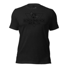 Load image into Gallery viewer, Unisex black wealth is power t-shirt