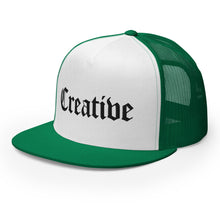 Load image into Gallery viewer, “Creative” 3D Embroidered Trucker Cap