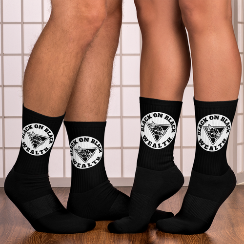 Black wealth classic Socks