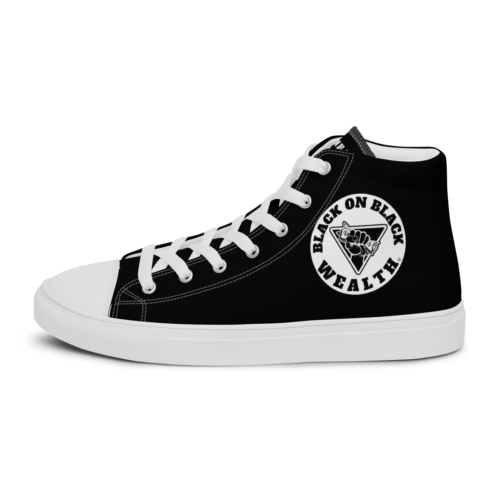mens black high top sneakers