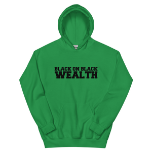 Black wealth hoodie