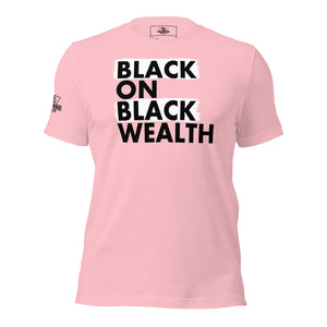 Unisex Black wealth blood ties tee