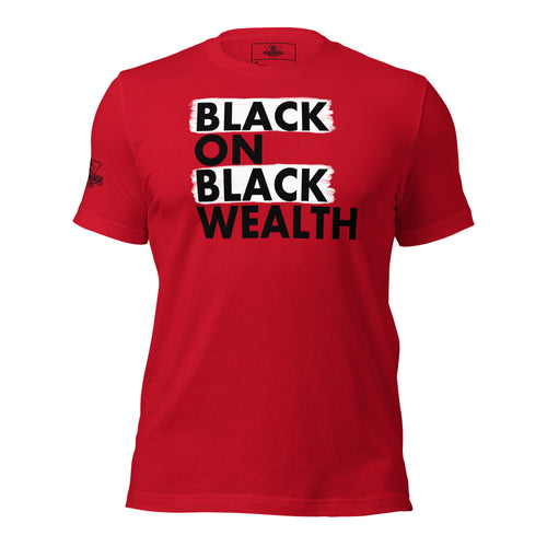 Unisex Black wealth blood ties tee